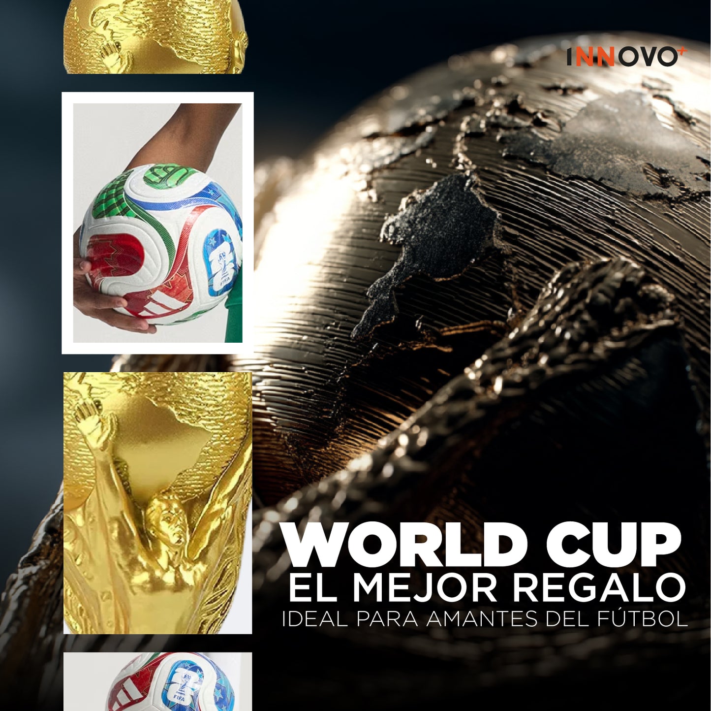 Balon De Futbol Mundial 2026 Con Copa