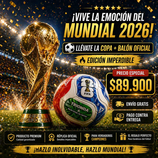 Balon De Futbol Mundial 2026 Con Copa